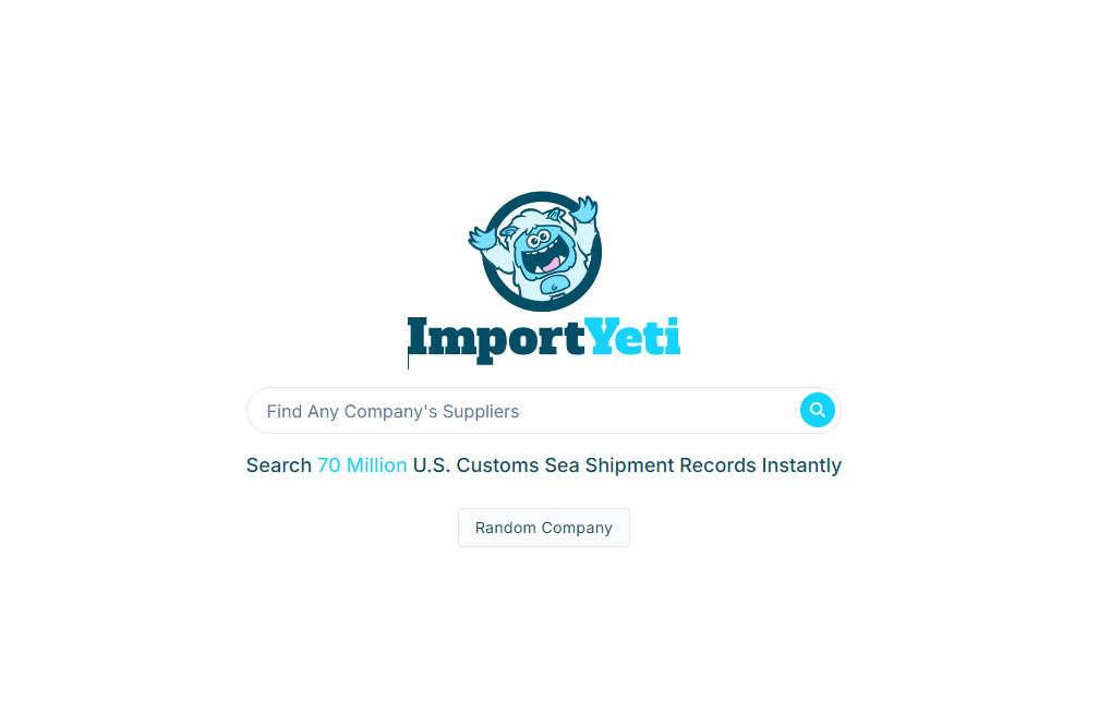 ImportYeti，免费美国海运进口数据查询站，分析竞争对手供应链神器