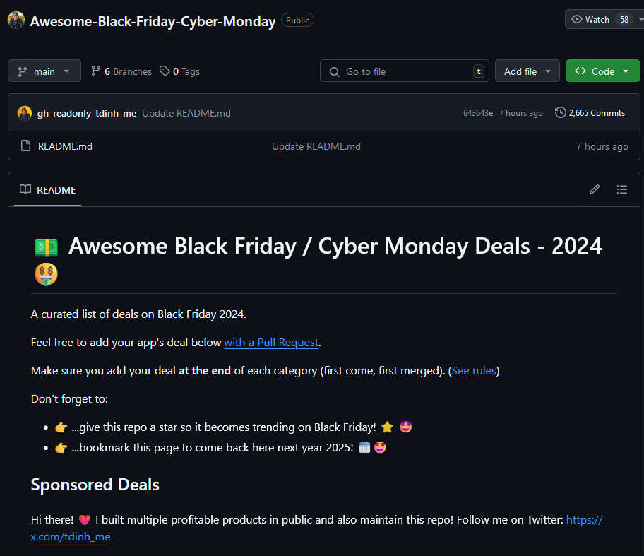 Awesome Black Friday / Cyber Monday Deals - 2024